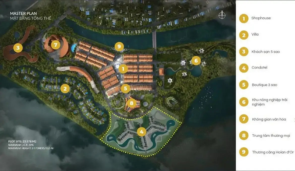 Mặt bằng Hoian d’Or