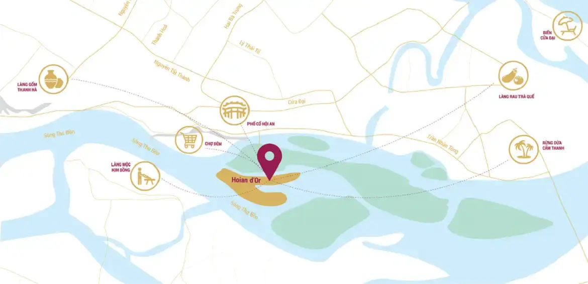 Vị trí Hoian d’Or